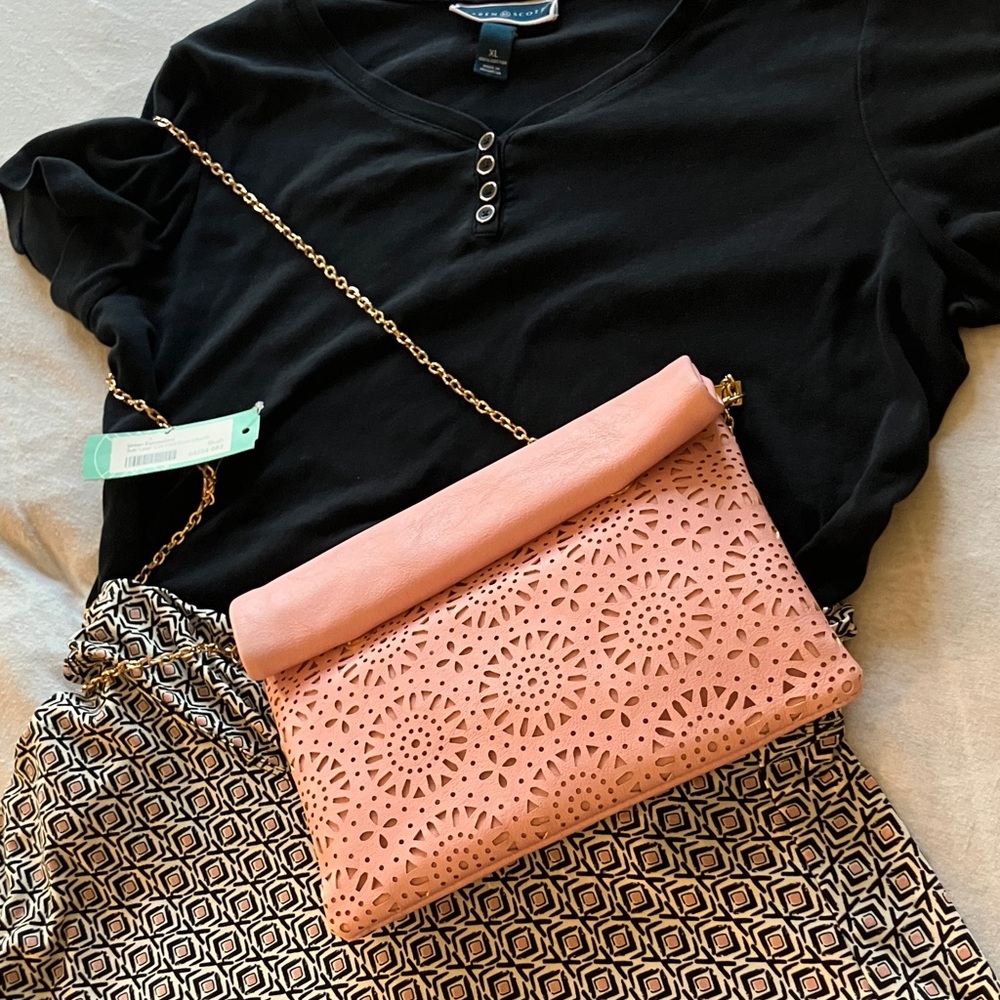 Urban Expressions Pink Suki Clutch Bag NWT